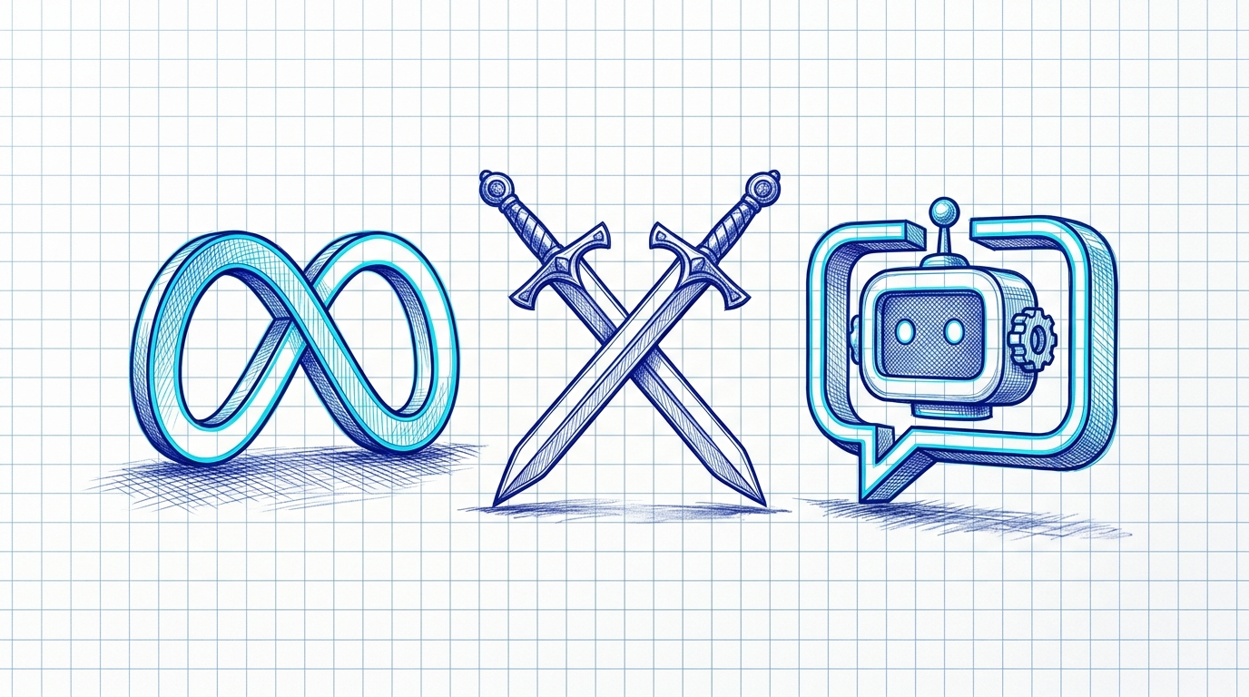 Meta vs Manychat e a Guerra da Automação de Mensagens: Por que as APIs oficiais e os Agentes de IA Nativos estão substituindo os fluxos engessados